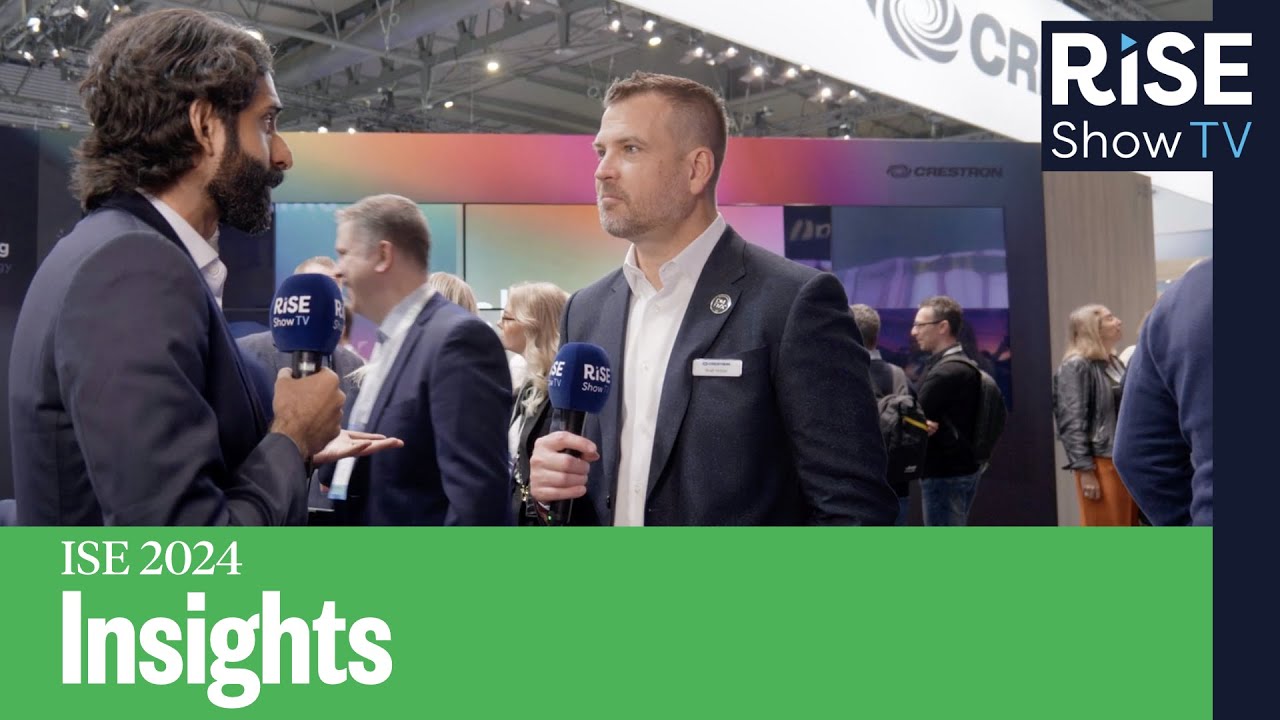 Crestron's AV over IP solutions | Future of workplace tech | ISE 2024 ...