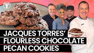 Download Lagu Jacques Torres Makes Flourless Chocolate Pecan Cookies