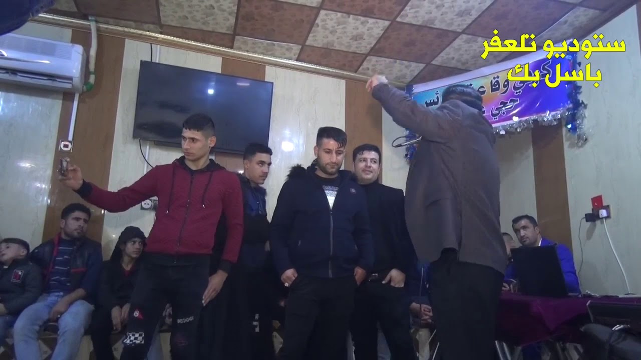 تحدي فنانين فاضل ورقة وحسن مراد حفلة راس السنة تسجيل و التصوير ستوديو تلعفر باسل بك