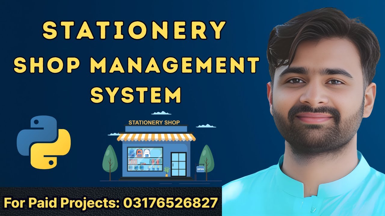 Stationery Shop Management System Using Django Python - YouTube