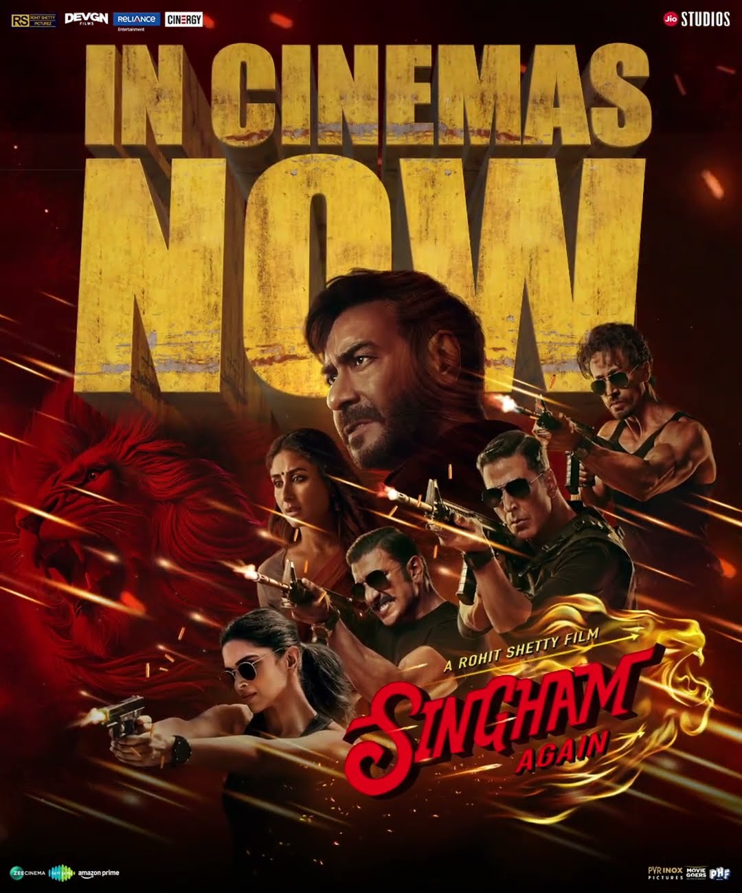 Hold your breath, the MASSIVE and EUPHORIC universe of #SinghamAgain is here to slay ?