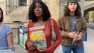Fake Mic Real News Debates Students At Yale University! Who Will Do The Walk Of Shame? 1st Amendment