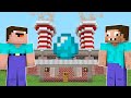 НУБ И ПРО ОТКРЫЛИ ЗАВОД АЛМАЗОВ В МАЙНКРАФТ ! НУБИК И ТРОЛЛИНГ ЛОВУШКА В MINECRAFT Дак Плей