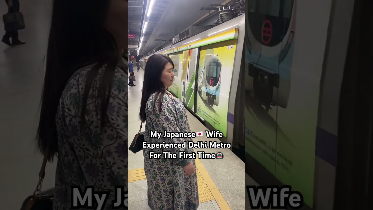 【Delhi Metro】First experience in India🚇 
