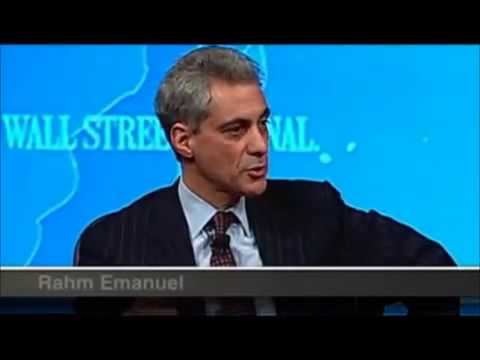 Rahm Emanuel "Never Let A Good Crisis Go To Waste"