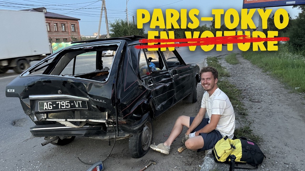 Paris-Tokyo en Peugeot 104