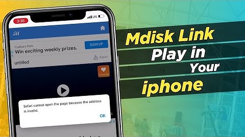 How to play mdisk link in iphone | iphone mein mdisk link kaise open kare