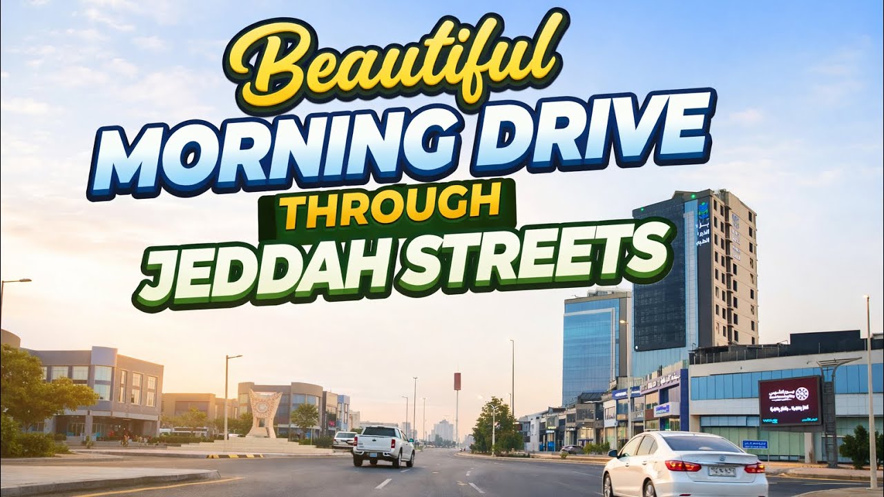 Beautiful Morning Drive Through Jeddah Streets | Never Seen Before 🇸🇦