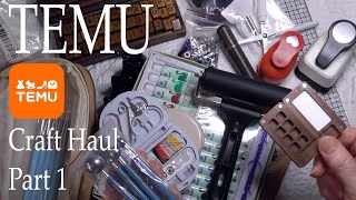 Temu Craft Haul - Part 1 for Sept