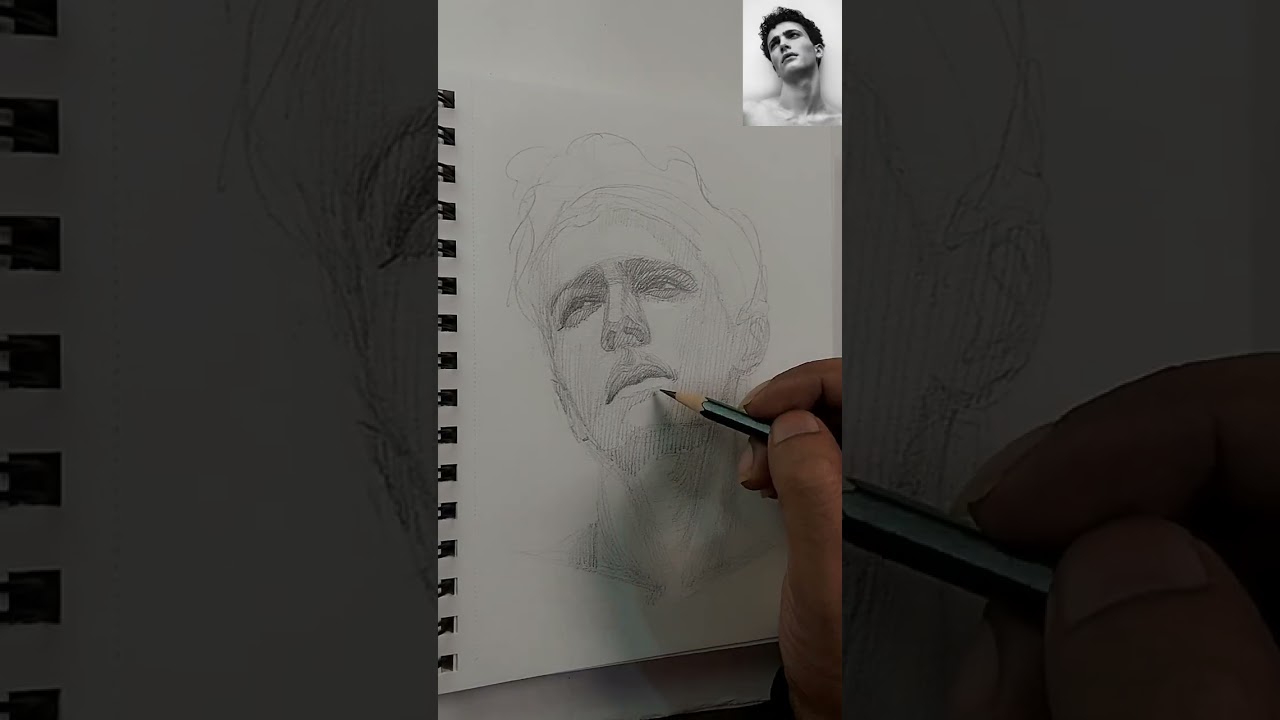 Рисование портрета с помощью One Pencil / OnePencilDrawing