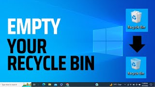 HOW TO EMPTY RECYCLE BIN ON PC - Computer Tutorial Help - Permanently Delete Trash