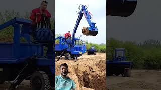 Four different types of truck digging P-3908 #shorts