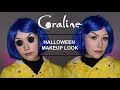 CORALINE HALLOWEEN MAKEUP LOOK! 👻