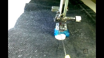 Sewing A Button Shank By Machine - Christopher Nejman