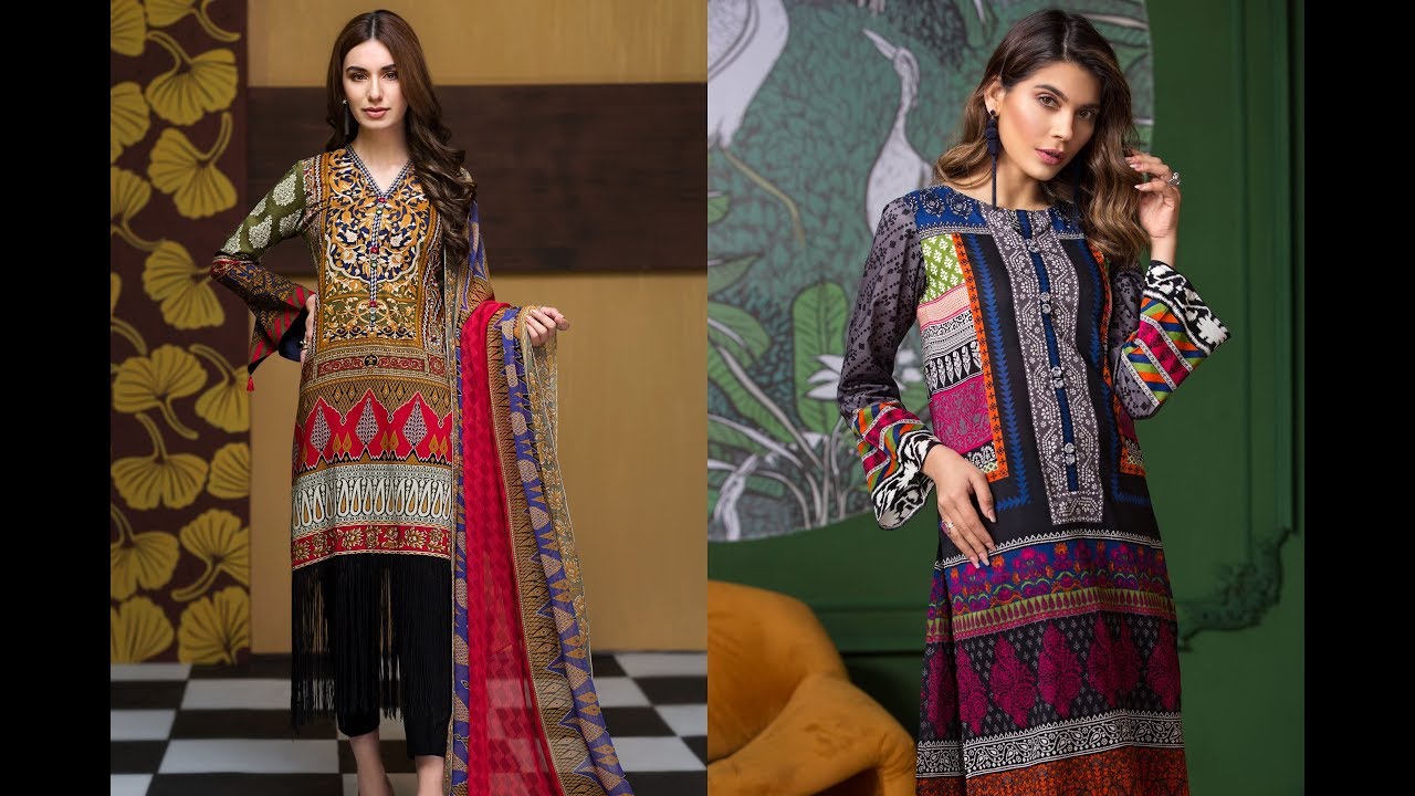Lawn Suits Collection 2019 || Designer Lawn Suits || Life of Jobian Mom