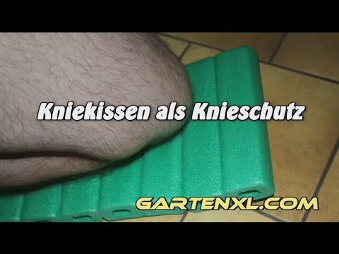 Kniekissen als Gelenkschutz / Knieschutz im Garten und im Haus