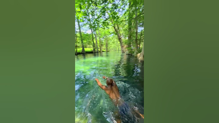 Swimming in Texas Mysterious Blue Hole