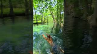 Swimming in Texas Mysterious Blue Hole