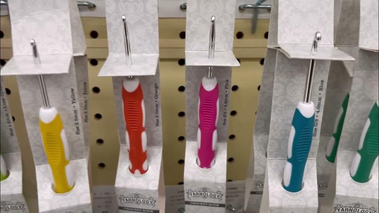 Hobby Lobby Yarnology Hooks, Needles & Notions sale (available online)  #yarnlover #hobbylobbyfinds 