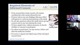 LA CaTS LA CoSP Session 3 - Ethics and IRB