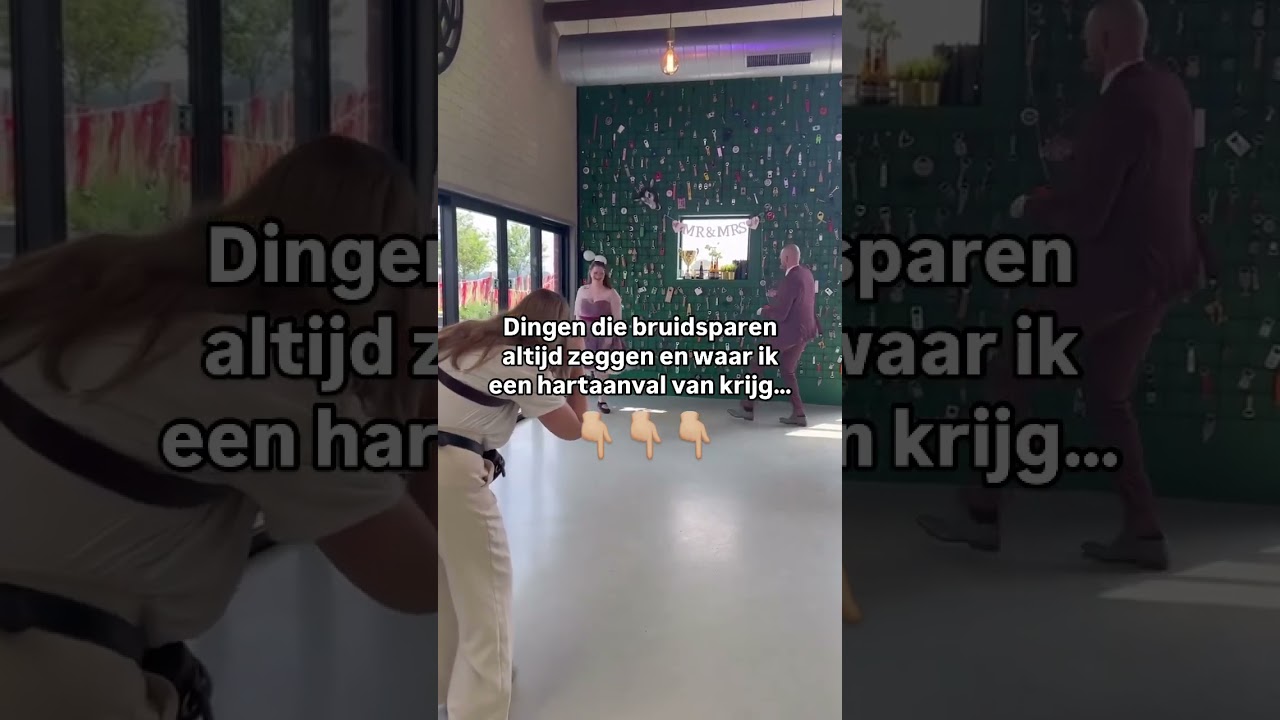 Dingen die bruidsparen altijd zeggen en waar ik een hartaanval van krijg…