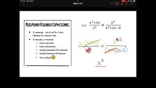 HonAlg: multiplying and dividing rational expressions- algebraic fractions (unit11)