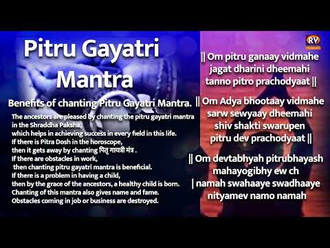Pitru Gayatri Mantra 108Time | If There Is Pitra Dosh In The Horoscope,Then It Gets Away By Chanting