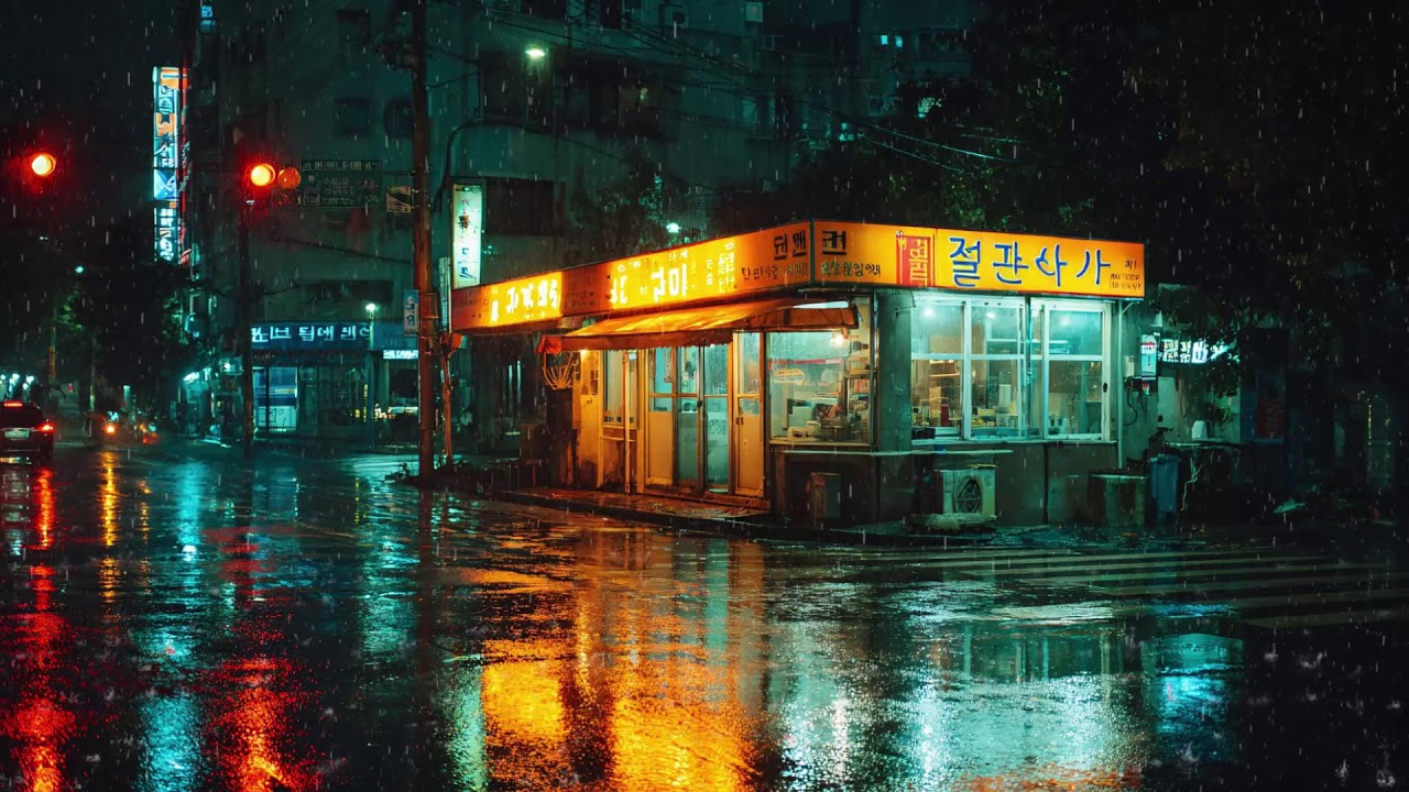 Kyoto at 1AM 🌙 Aesthetic Rain Lofi Mix for Focus & Chill