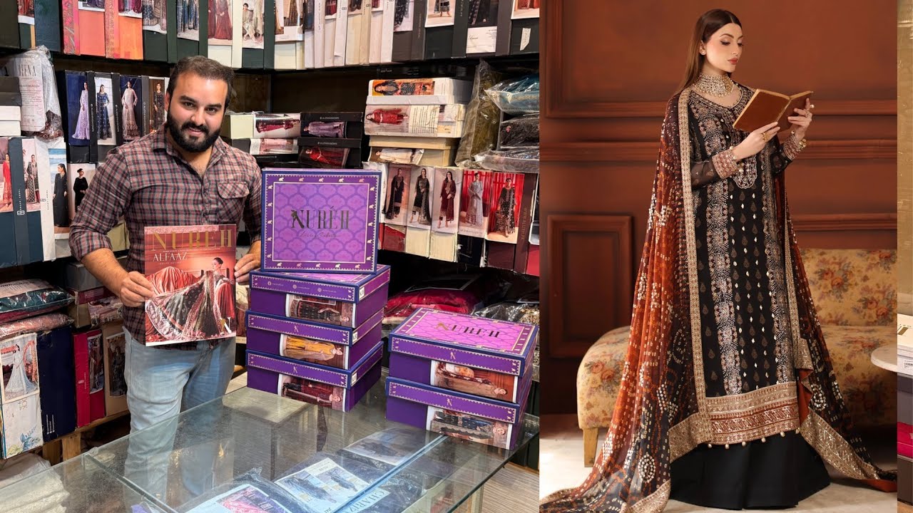 ALFAAZ BY NUREH / Chiffon Handmade / Collection 2025 / Heavy Dupata / Reasonable Price