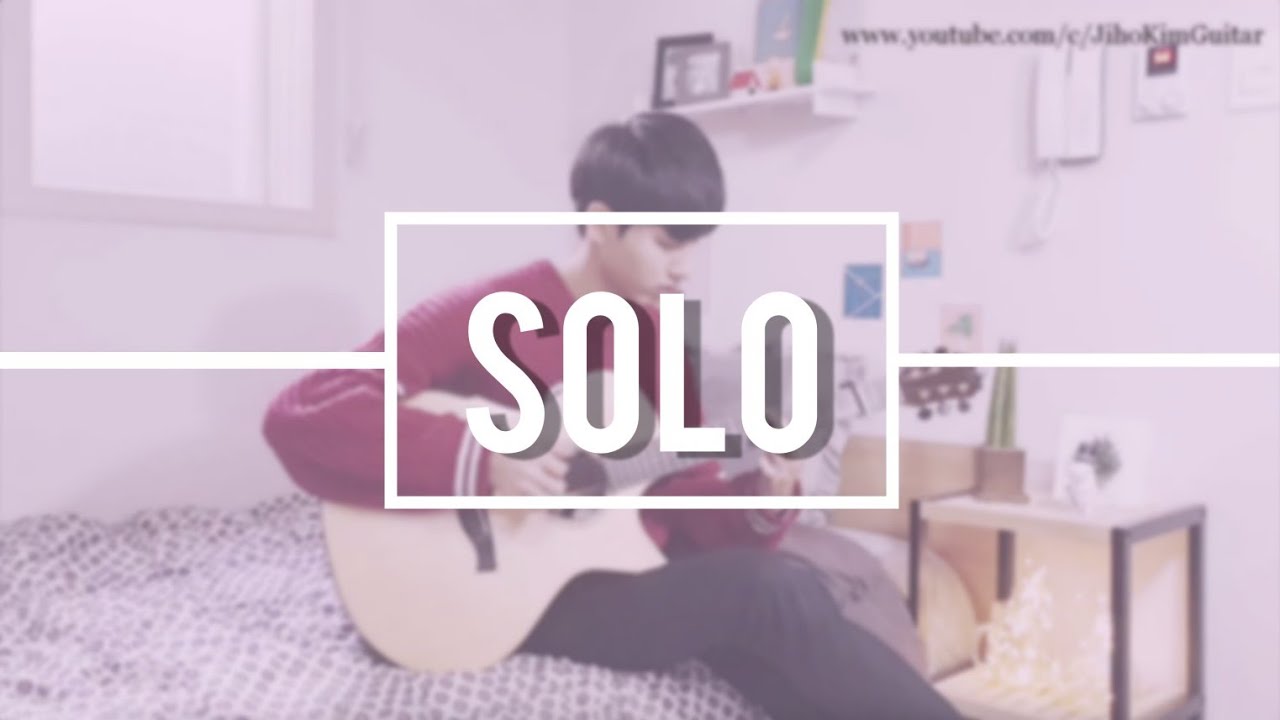 제니 (JENNIE) SOLO - Jiho Kim [Fingerstyle Guitar] + TAB