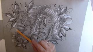 A la Russe Tangle Pattern Lesson # 195
