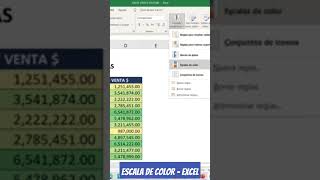 Escala de Color en Excel #excel #microsoft #office #tutorial