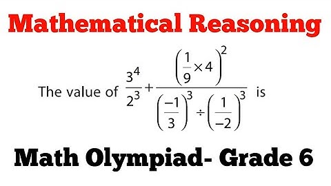Math Olympiad Std 6 Mathematical Reasoning @mathchallenge-r2r 