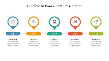 Simple Steps to Create a 5-Point Timeline in PowerPoint #slideegg