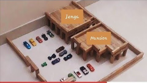 Jenga Mansion | Jenga Build |  Old Video 01 | ‎@The Jenga Artist 
