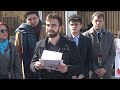 Flashmob organizat de către Organizația de tineret PAS Youth în fața Ambasadei Federației Ruse