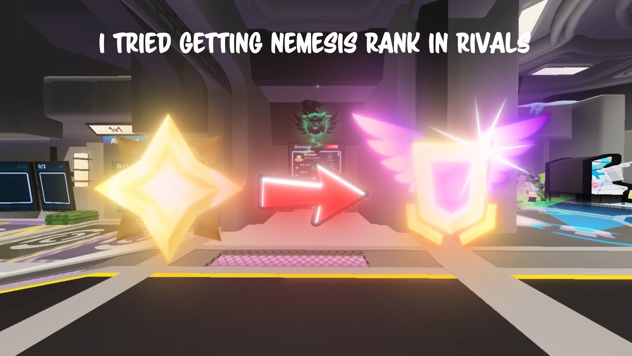 I tried getting Nemesis Rank on Rivals! #roblox #trend