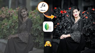 Snapseed Dark Black Effect Photo Editing Tricks 🔥 2024 | Snapseed Background Colour Change Tutorial