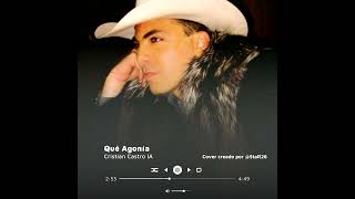 Cristian Castro - Qué Agonía (Angela Aguilar)