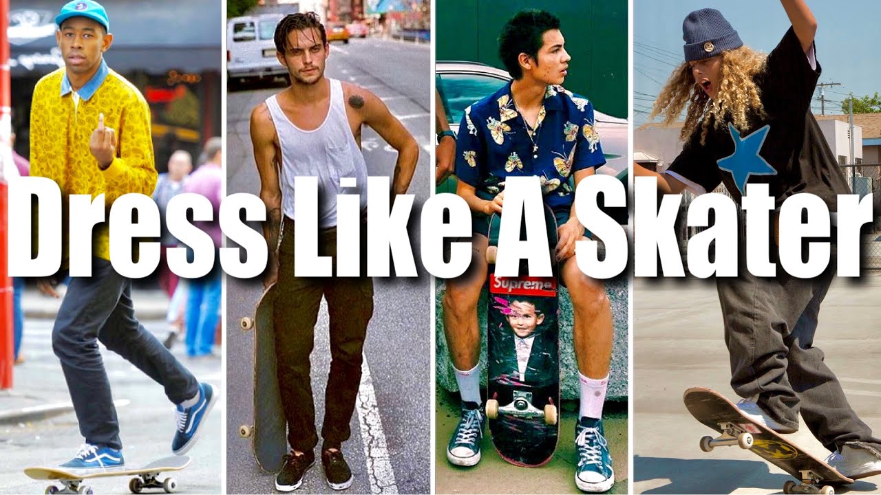 How to Dress Like a Skater  Skateboard Style 