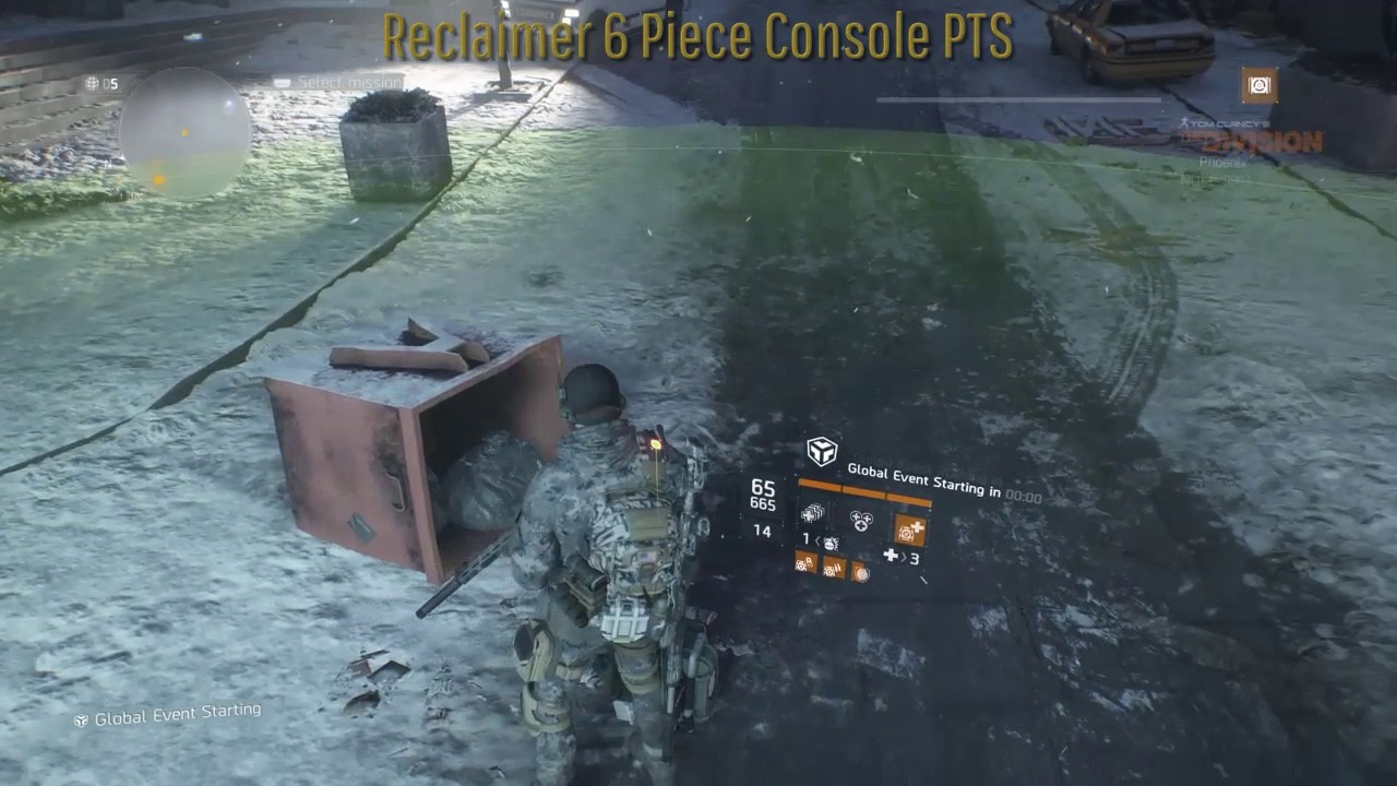 The Division Console PTS 1.7 Reclaimer 6 Piece