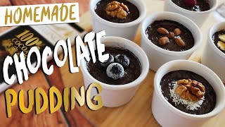 HOMEMADE CHOCOLATE PUDDING / بودينغ الشوكولاتة الصحي