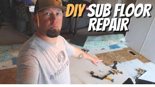 How To Repair Sub Floor In A Trailer House or Mobile Home Wealth