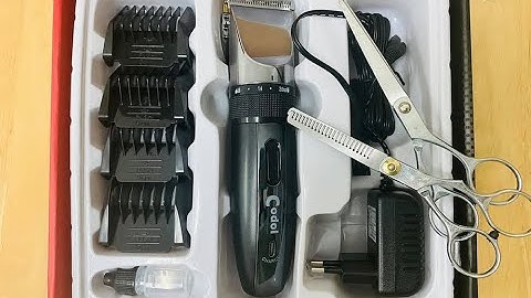 ✂️ Tông Đơ Hớt Tóc Codol 531 TẶNG Bộ Kéo Cắt Tỉa Gia Đình