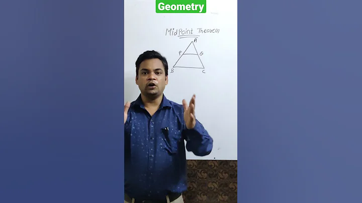 Midpoint Theorem #Shorts # Youtubeshorts #shortsviralvideo