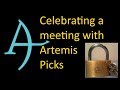 (picking 407) Artemis Lockpicks, Luxembourg and the improvised picking of a KOALA padlock