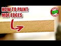 How to paint mdf edges  explained in 2 minutes