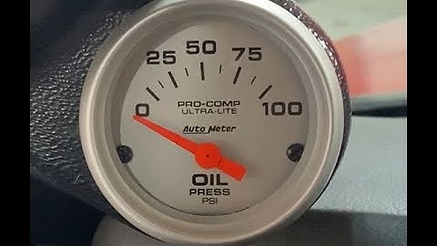 Zero Oil pressure?  How to troubleshoot Autometer electrical gauges