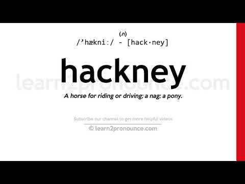 Video: Mikä on hackney-vaunut?