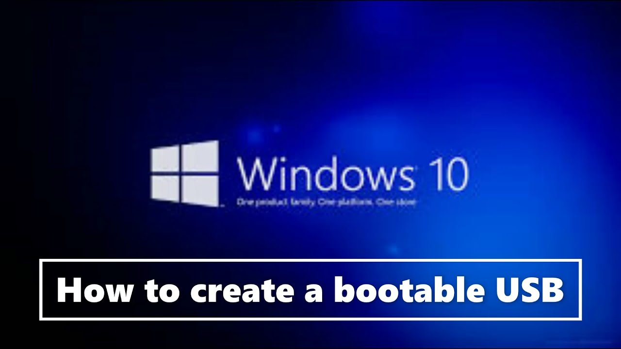 making a bootable windows 10 usb